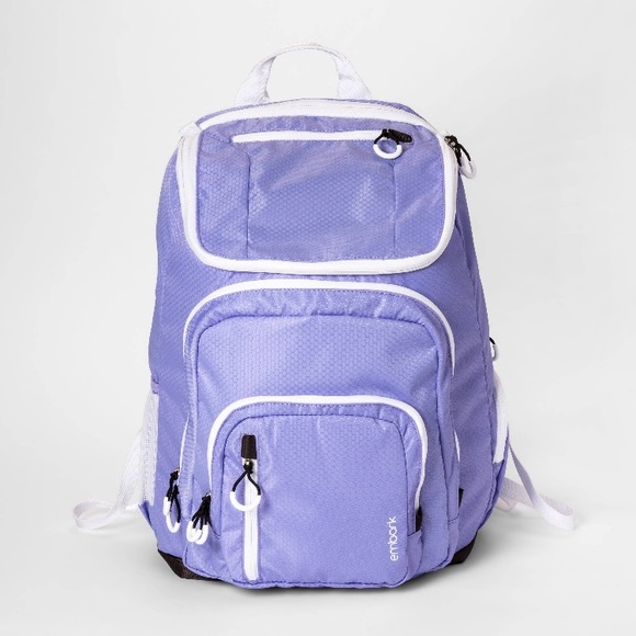 girl embark backpack